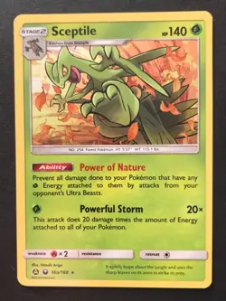 Sceptile 10a/168 Celestial Storm SM PROMO Pokemon Card HOLO RARE Near Mint - Image 1