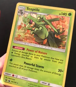 Sceptile 10a/168 Celestial Storm SM PROMO Pokemon Card HOLO RARE Near Mint - Image 3
