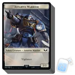 10 pcs Astartes Warrior Robot Token Warhammer 40000 40k Magic MTG MINT CARD - Image 1