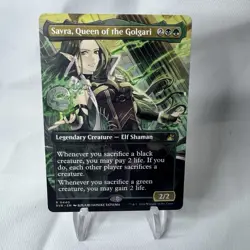 Savra, Queen of the Golgari (Anime Borderless) Ravnica Remastered Regular - Image 1