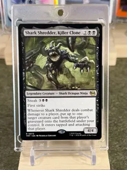 Shark Shredder, Killer Clone🔥RARE #72 TNT - Teenage Mutant Ninja Turtles MTG - Image 1