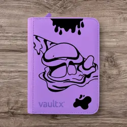 Vault X - 4 Pocket eXo-Tec Zip Binder Folder - Purple Pokemon Muk - Image 1