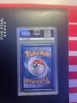 2012 POKEMON BLACK AND WHITE DRAGONS EXALTED #123 FULL ART RAYQUAZA EX PSA 6 - Image 2