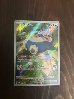 Pokemon TCG Snorlax 051 SV Scarlet & Violet Promo Card Holo Mint Condition - Image 1
