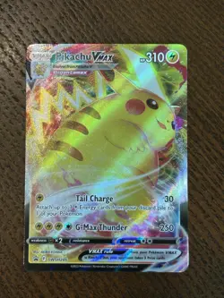 Pokemon TCG Pikachu VMAX SWSH286 Sword & Shield Black Star Promo Holo - Image 1