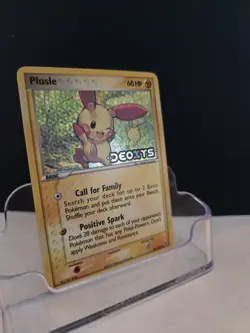Plusle (Stamped) EX Deoxys 44/107 - Holo Uncommon Card - Pokemon TCG - vintage! - Image 3