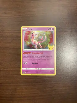 Pokemon TCG Celebrations Mew 011/025 Holo Rare - Image 1