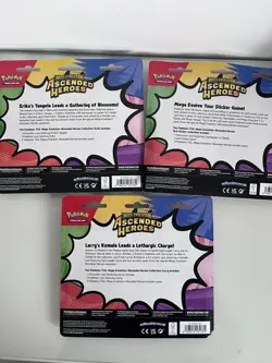Pokemon TCG: Ascended Heroes Tech Sticker & Blister Pack Bundle (New & Sealed✅) - Image 2
