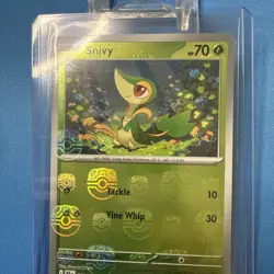 Snivy 001/086 Reverse Holo (Master Ball Pattern) Black Bolt English Pokemon - Image 2