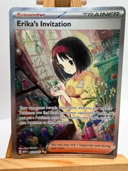 Pokemon TCG - S&V 151 - 203/165 Erika's Invitation - SIR - NM/M - Image 1