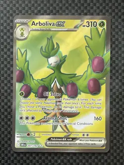 Pokemon TCG Arboliva EX 207/182 Full Art Holo - NM - Pack Fresh - Image 1