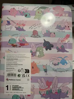 Sealed Pokemon Center Exclusive We're Goomy Zip Binder IN HAND READY TO SHIP - Image 1