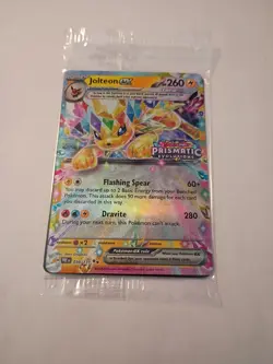 Pokemon TCG Jolteon Ex 030/131 SEALED Prismatic Evolutions Stamped Promo NM/M - Image 1