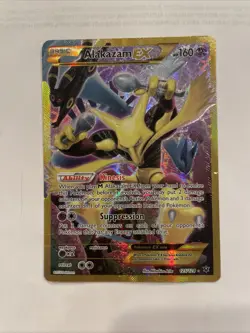 Alakazam EX 125/124 XY Fates Collide 2016 Secret Holo Rare Pokemon MP/HP - Image 1