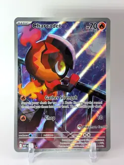 Charcadet MEP022 Pokemon Center Exclusive Promo Phantasmal Flames Near Mint TCG - Image 1