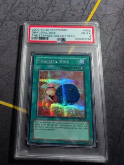 2002 Yu-Gi-Oh! Promo The Eternal Duelist Soul Graceful Dice EDS-002 PSA 4 - Image 1