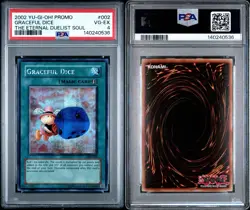 2002 Yu-Gi-Oh! Promo The Eternal Duelist Soul Graceful Dice EDS-002 PSA 4 - Image 5