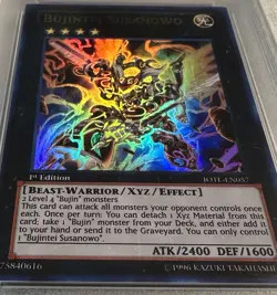 PSA 10 YuGiOh Bujintei Susanowo First Edition Ultra Rare JOTL-EN057 - Image 2