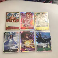 Bandai One Piece Card Game 코알라 로브 루치 유스타스 키드 피카 Holo Regular Cards Korean Lot 6 - Image 1