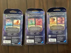 Disney Lorcana The First Chapter Starter Deck Set of 3 Sealed New - Image 2