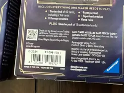 Disney Lorcana The First Chapter Starter Deck Set of 3 Sealed New - Image 4