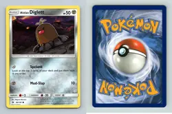 Alolan Diglett #86/149 Sun & Moon Common Pokemon 2017 TCG Card - Image 1