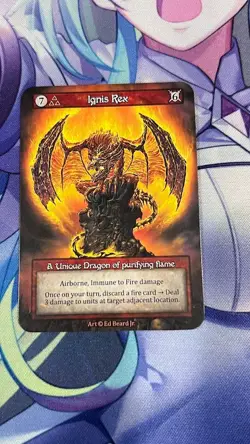 Ignis Rex Unique Non-Foil Card Sorcery Contested Realm - Image 1