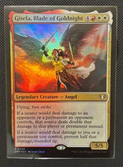 Magic The Gathering Commander Masters Gisela, Blade of Goldnight (Rare) NM Foil - Image 1