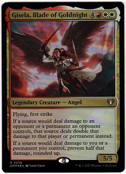 Magic The Gathering Commander Masters Gisela, Blade of Goldnight (Rare) NM Foil - Image 2