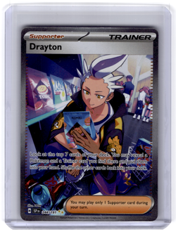 Pokemon Drayton 244/191 SIR Special Illustration rare Surging Sparks - Image 1
