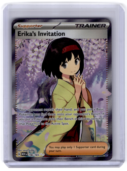 Erika's Invitation - 196/165 Ultra Rare Holo NM Pokemon SV: Scarlet & Violet 151 - Image 1
