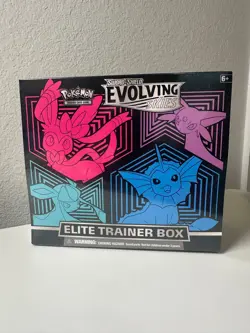Pokemon Evolving Skies ETB NEW SEALED Espeon Vaporeon Glaceon Sylveon Mint! - Image 1