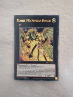 Yugioh Number 100: Numeron Dragon RA01-EN039 Ultra Rare 1st Edition - Image 1
