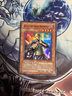 (108) Yugioh! Kycoo the Ghost Destroyer LON-062 Super Rare Unlimited MP - Image 1