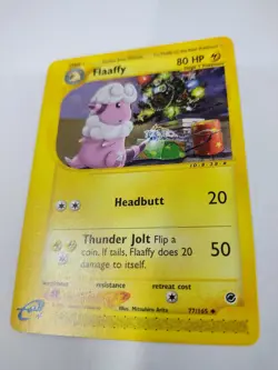 MINT Flaaffy Pokemon Card 77/165 Expedition Base Christmas Tree 2002 Pokemon - Image 1