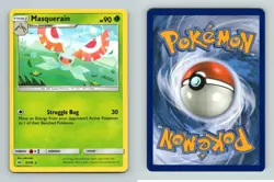 Masquerain #8/149 Sun & Moon Rare Pokemon 2017 TCG Card - Image 1