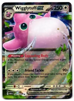 Wigglytuff ex 040/165 - 151 Double Rare Pokemon TCG - LP Card - Image 1