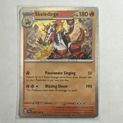 Skeledirge 038/198 Rare Cosmos Holo Card Scarlet & Violet SVI Pokemon TCG NM - Image 1
