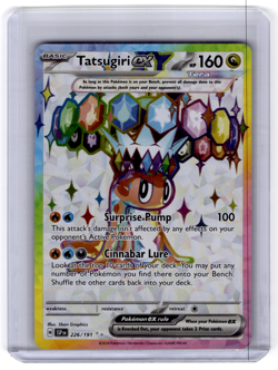 Tatsugiri Ex 2024 Surging Sparks #226/191 SSP Ultra Rare Pokemon Card - Image 1