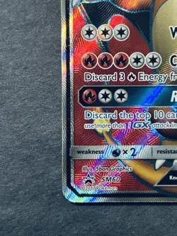 Charizard GX SM60 Promo Card Sun & Moon - Image 3