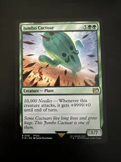 Jumbo Cactuar Final Fantasy Regular NM R 0191 - Image 1