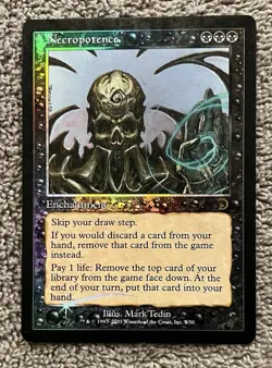 Magic: The Gathering – Necropotence (Deckmasters) – Holographic - Image 1