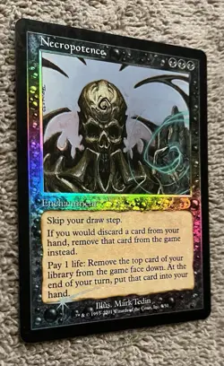 Magic: The Gathering – Necropotence (Deckmasters) – Holographic - Image 3