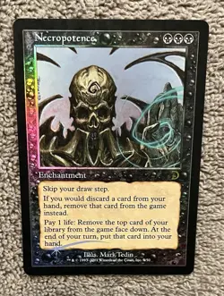 Magic: The Gathering – Necropotence (Deckmasters) – Holographic - Image 4