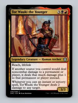 Tor Wauki the Younger Commander: Dominaria United Non-Foil MTG NM - Image 1