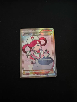Pokemon TCG Center Lady Full Art Ultra Rare 105/106 Flashfire Holo MP-HP - Image 1
