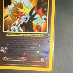 Pokemon TCG Entei Wotc Promo 34/53 Reverse Holo Promo ( VERY MINT) ( 2 SWIRLS) - Image 3