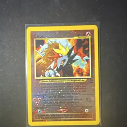 Pokemon TCG Entei Wotc Promo 34/53 Reverse Holo Promo ( VERY MINT) ( 2 SWIRLS) - Image 4