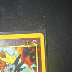 Pokemon TCG Entei Wotc Promo 34/53 Reverse Holo Promo ( VERY MINT) ( 2 SWIRLS) - Image 5