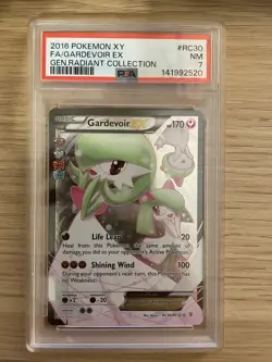2016 Pokemon XY Radiant Collection Gardevoir EX PSA 7 RC30 - Image 1